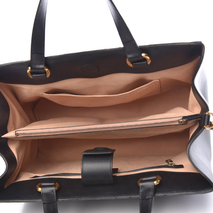 Gucci Calfskin Matelasse Medium GG Marmont Tote Black 7 of 10