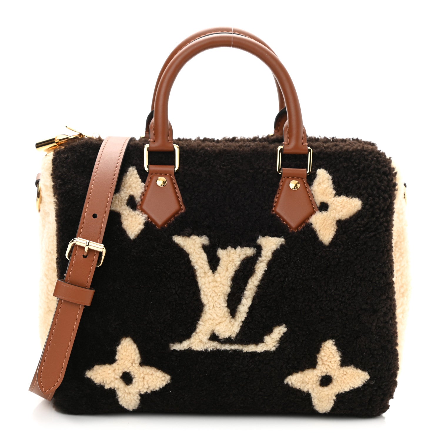 Louis Vuitton Monogram Teddy Speedy Bandouliere 25 1 of 7