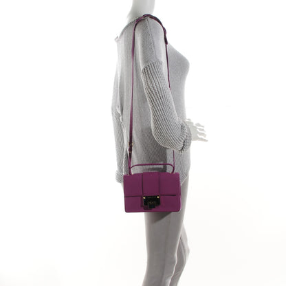 Jimmy Choo Pebbled Calfskin Rebel Crossbody Bag Purple 2 of 8