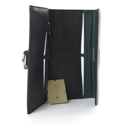 Burberry Goatskin D-Ring Continental Wallet Black 5 of 7