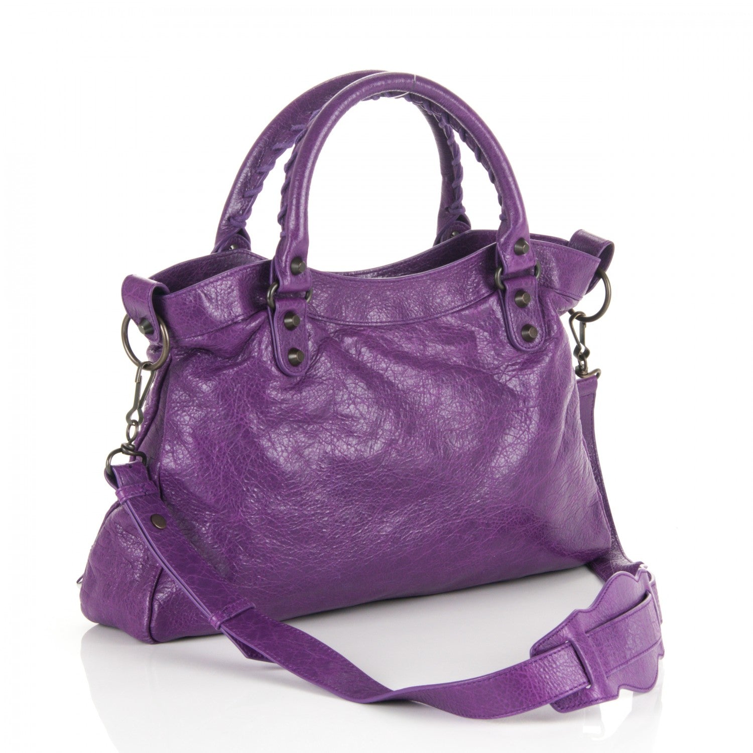 Balenciaga Agneau Classic Hardware Town Ultraviolet 3 of 6