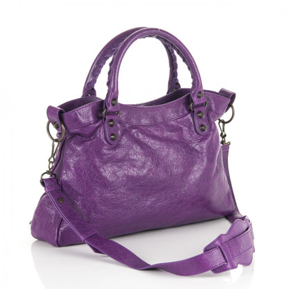 Balenciaga Agneau Classic Hardware Town Ultraviolet 3 of 6
