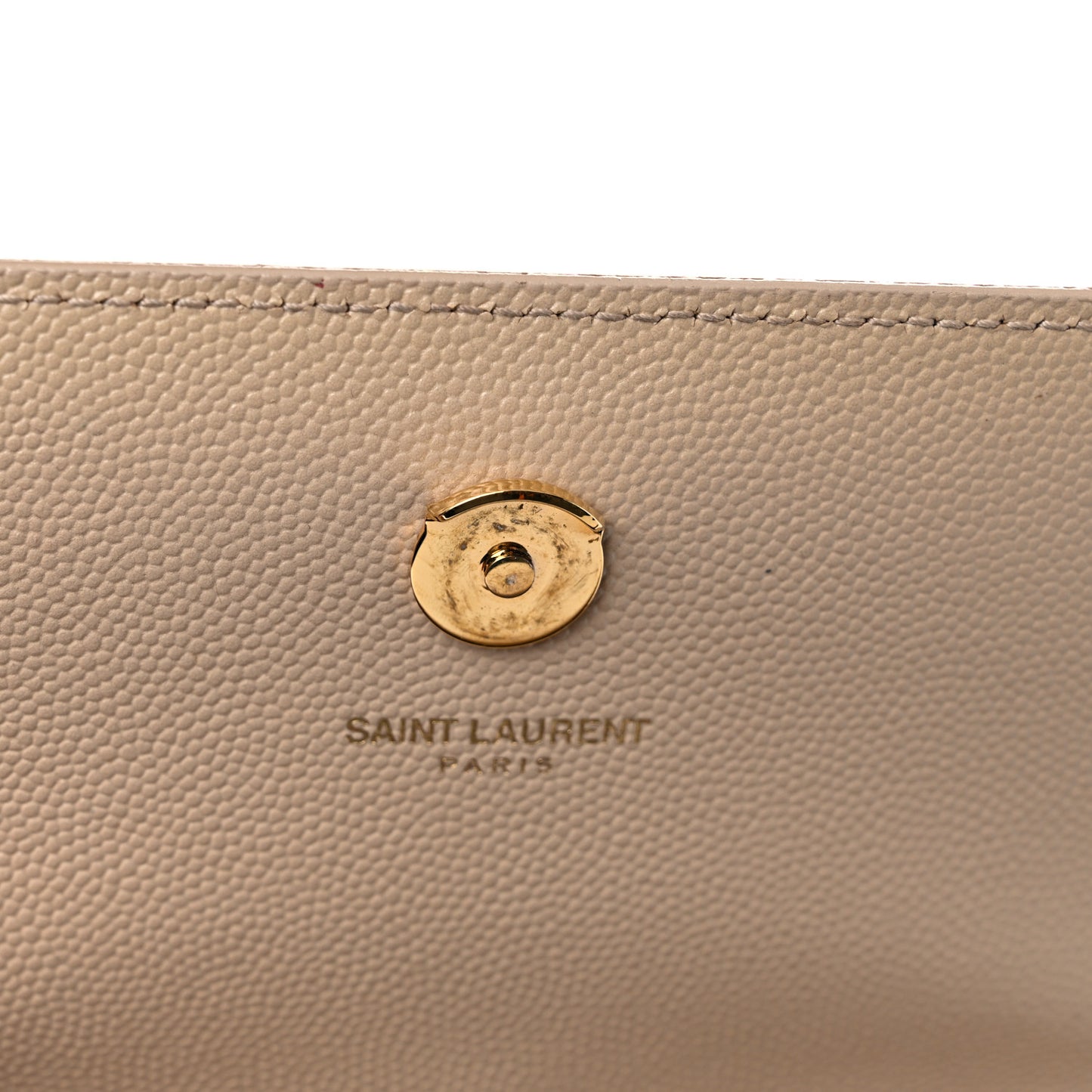 Grain De Poudre Small Monogram Kate Satchel Dark Beige