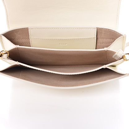 Chloe Calfskin Drew Bijou Clutch Natural White 5 of 9