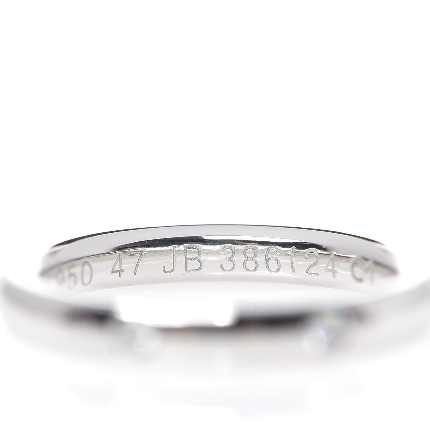 Platinum Diamond Tendrement Etoiles Wedding Band Ring 47 4