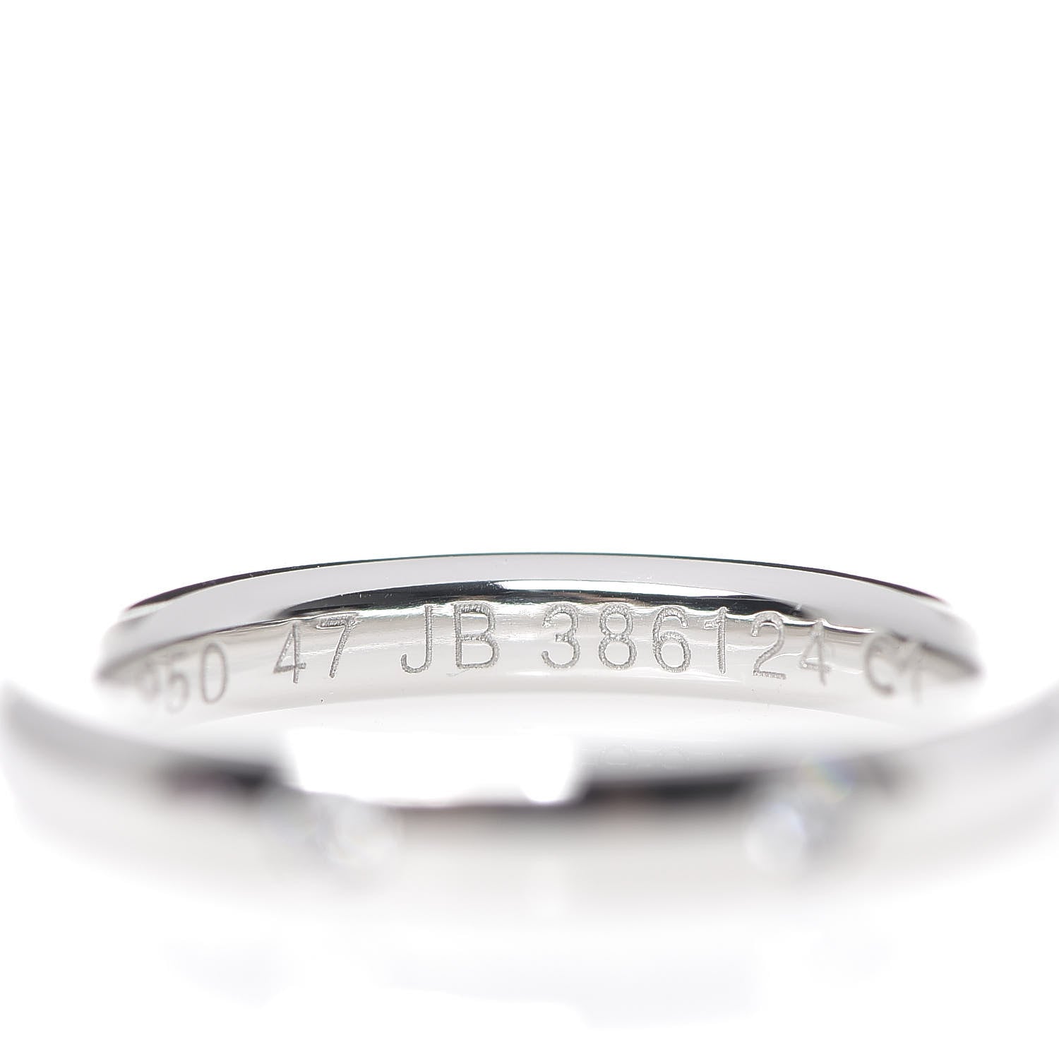 Van Cleef & Arpels Platinum Diamond Tendrement Etoiles Wedding Band Ring 47 4 6 of 6