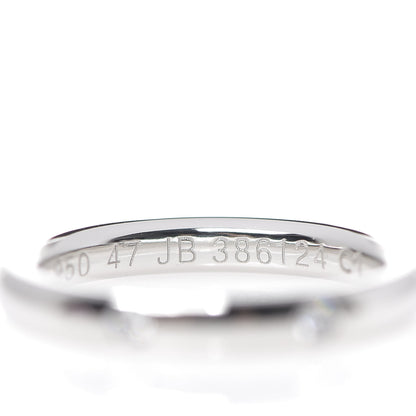 Van Cleef & Arpels Platinum Diamond Tendrement Etoiles Wedding Band Ring 47 4 6 of 6