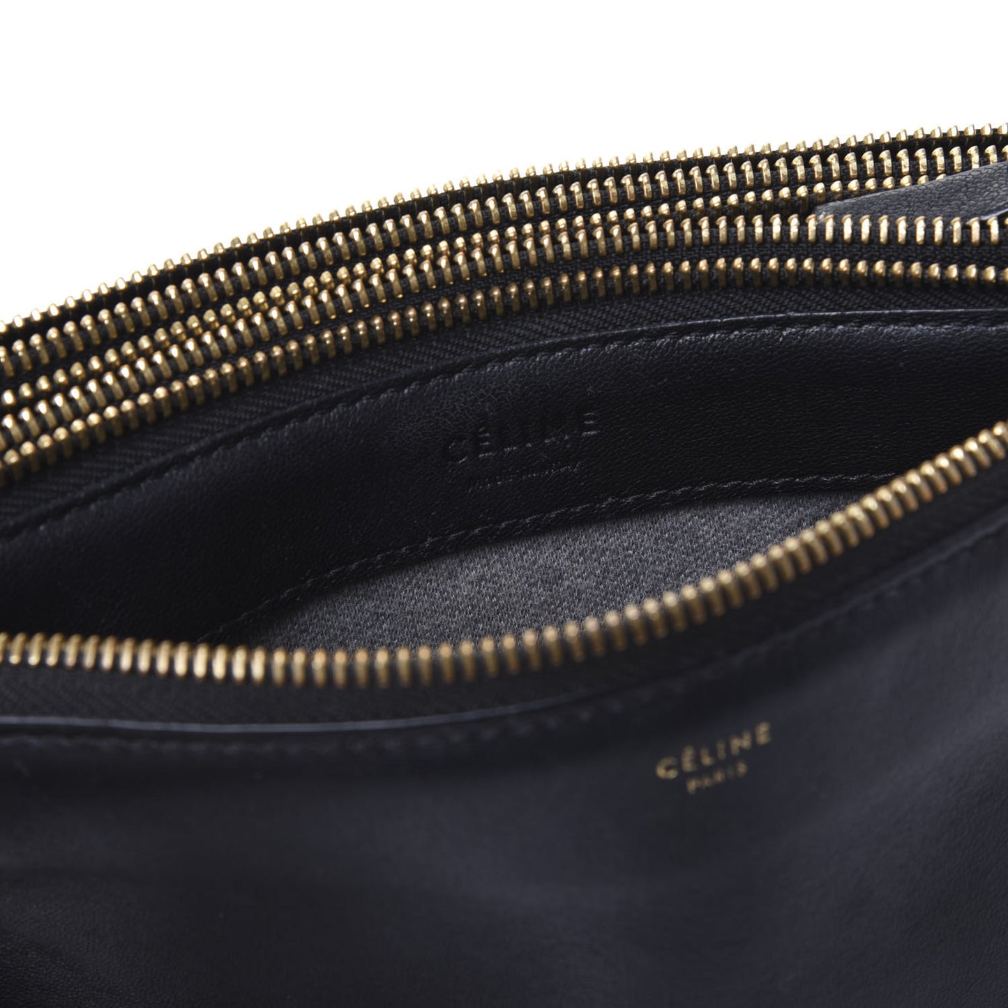 Lambskin Small Trio Crossbody Bag Black