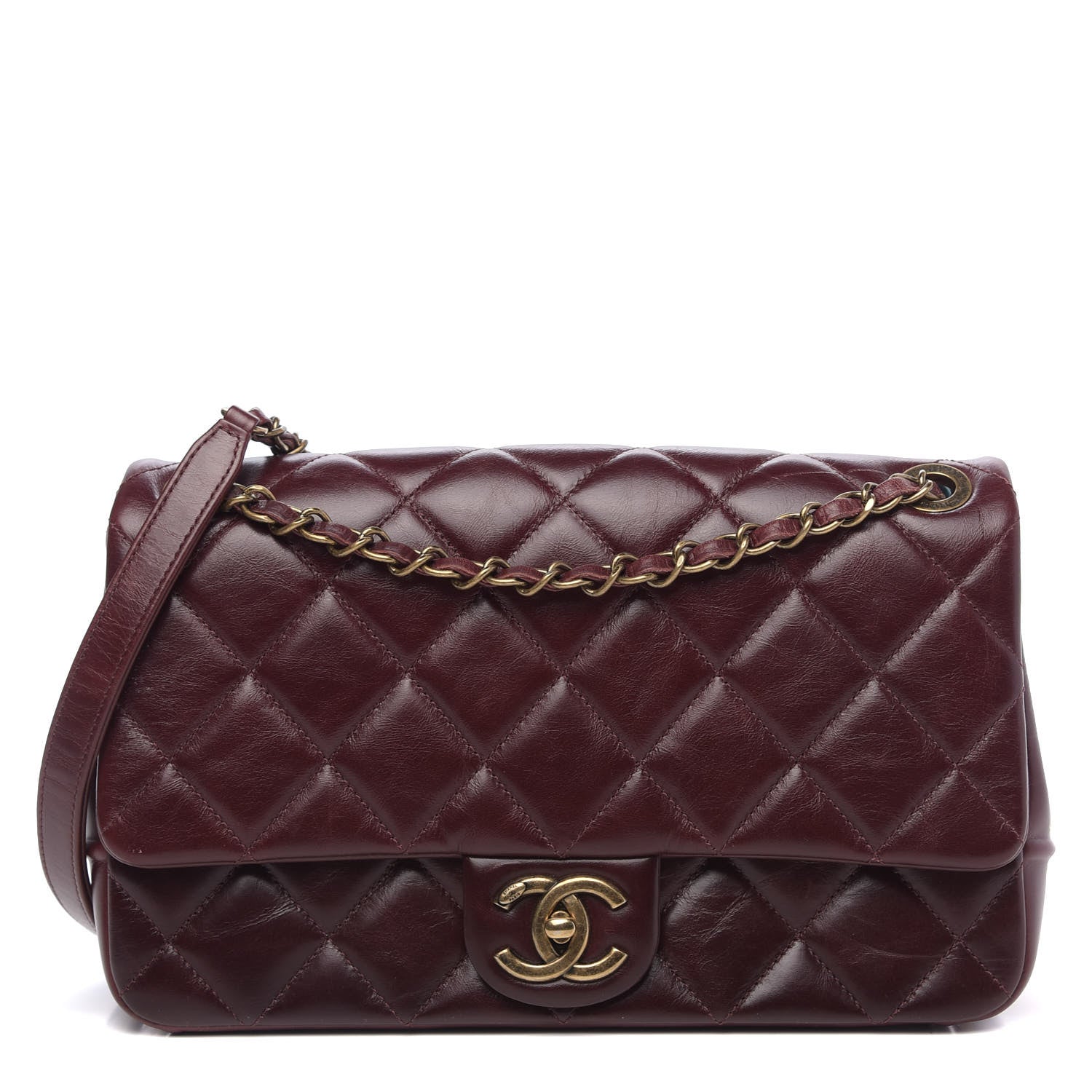 Chanel Hot Stamping Calfskin Tale Of Salzburg Flap Burgundy 1 of 14