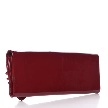 Christian Louboutin Patent Spikes Pigalle Clutch Rouge Imperial 3 of 6