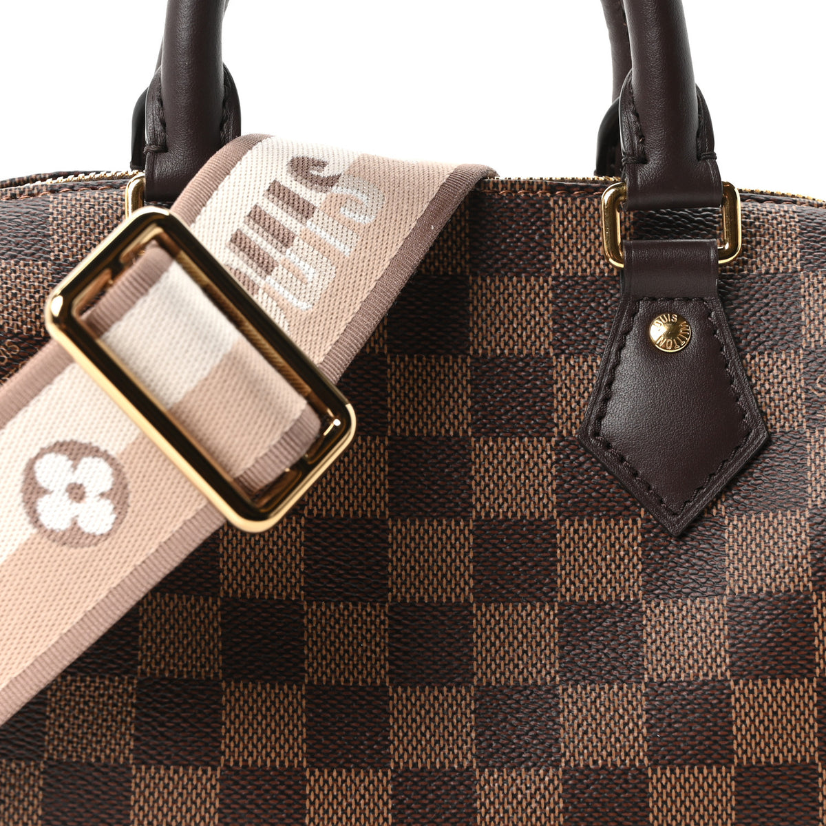 Louis Vuitton Damier Ebene Speedy Bandouliere 20 6 of 9