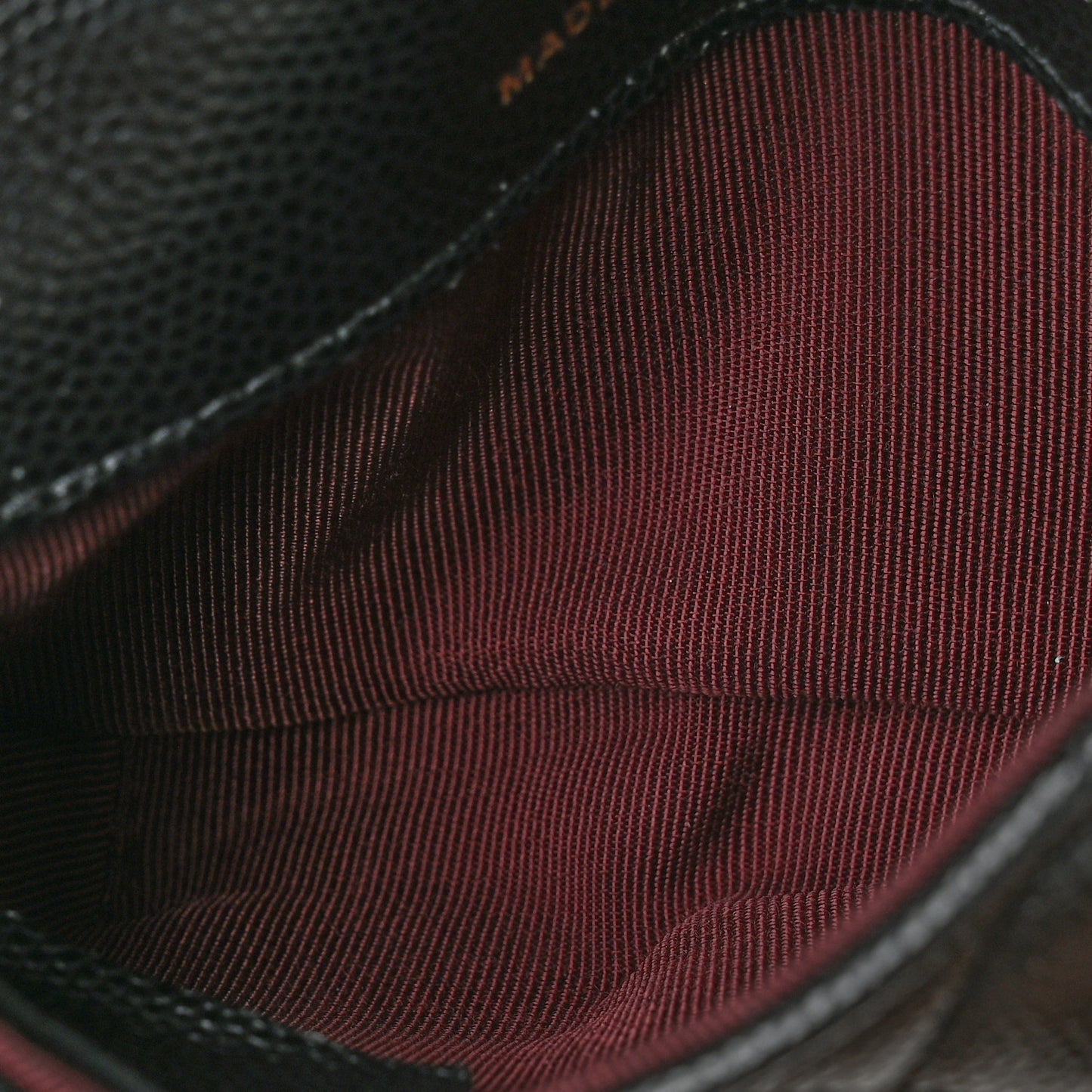 Caviar Quilted Mini Chain Belt Bag Black