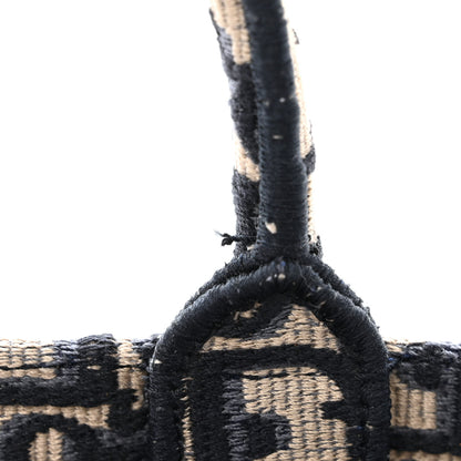 Christian Dior Oblique Mini Book Tote With Strap Blue Multicolor 11 of 11