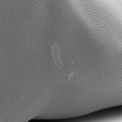 Celine Soft Grained Calfskin Belt Cabas Phantom Medium Grey 12 of 12