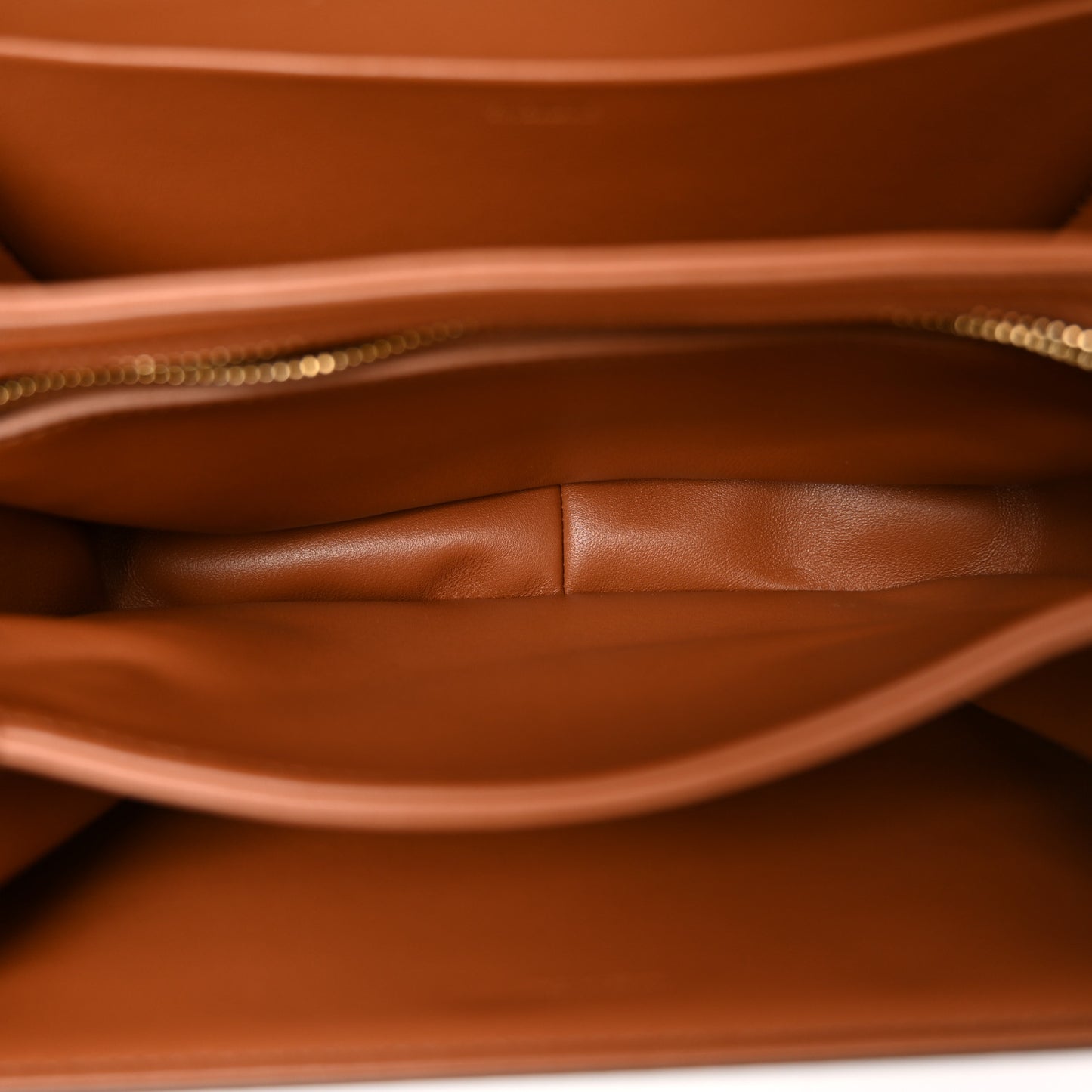 Triomphe Canvas Calfskin Medium Triomphe Bag Tan