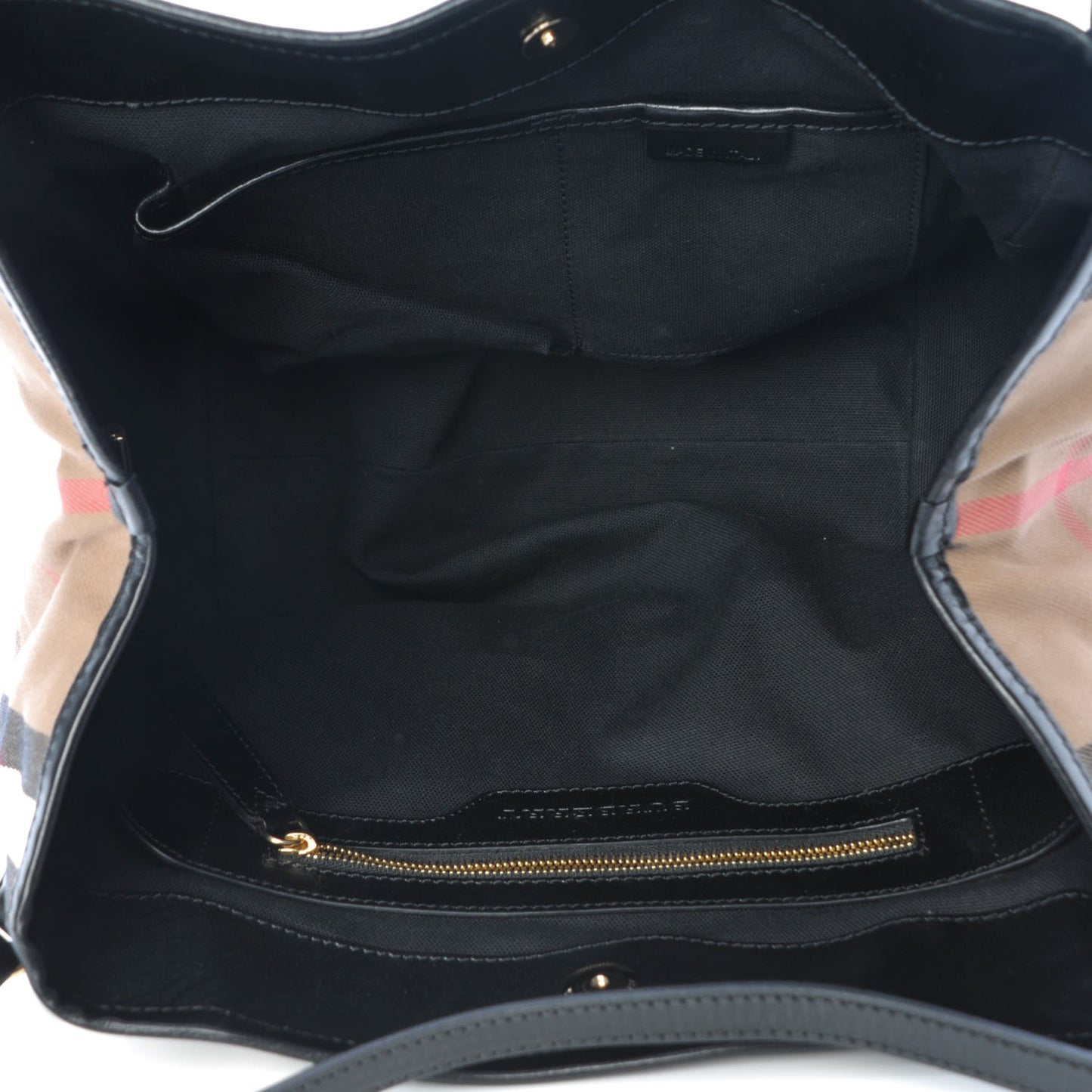 House Check Small Canterbury Tote Black
