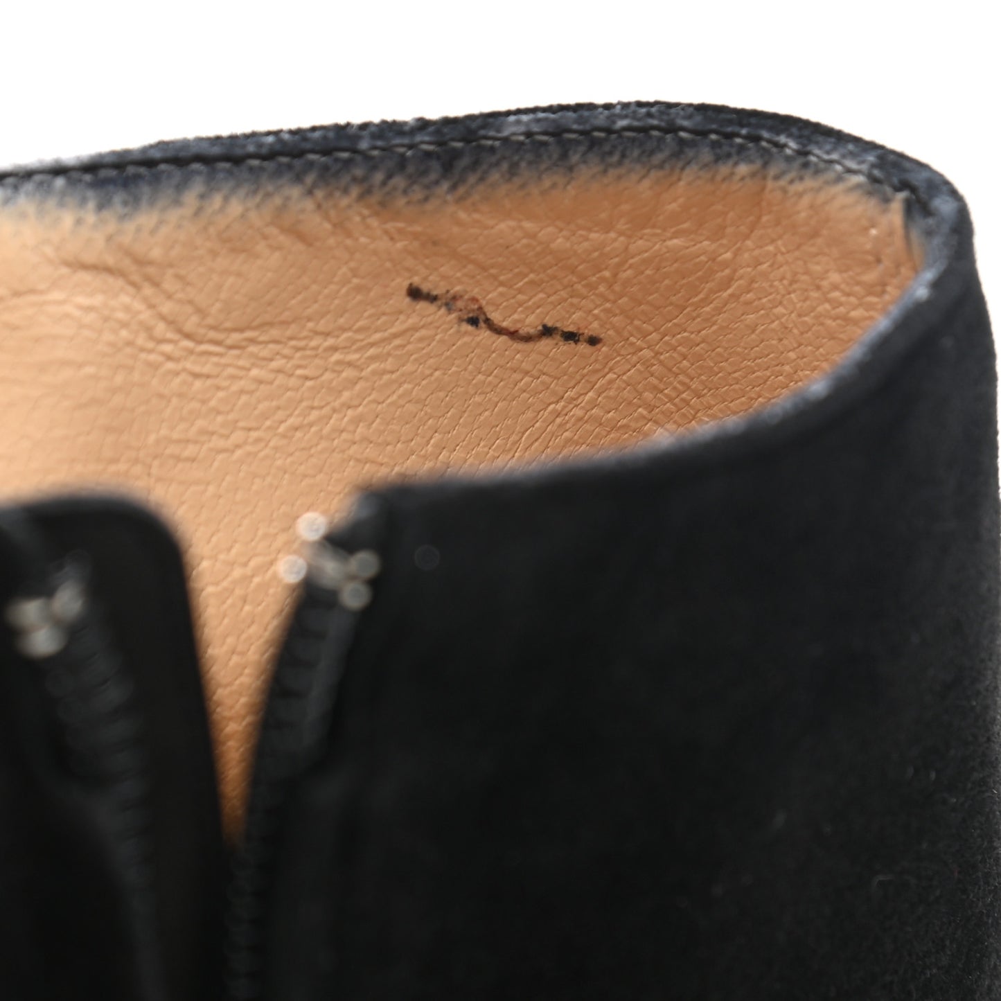 Suede Belle Zeppa 100 Wedge Ankle Boots 40.5 Black