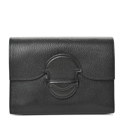 Hermes Chevre Mysore 1938 Wallet 19 Black 1 of 9