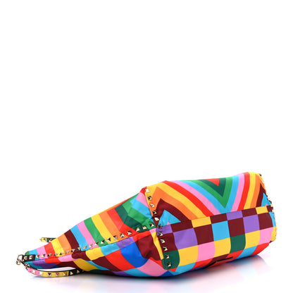 Valentino Garavani Nylon Rockstud 1973 Easy Tote Multicolor 4 of 11