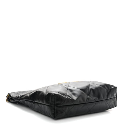 Chanel Calfskin Quilted Small Chanel 22 Black 4 of 10