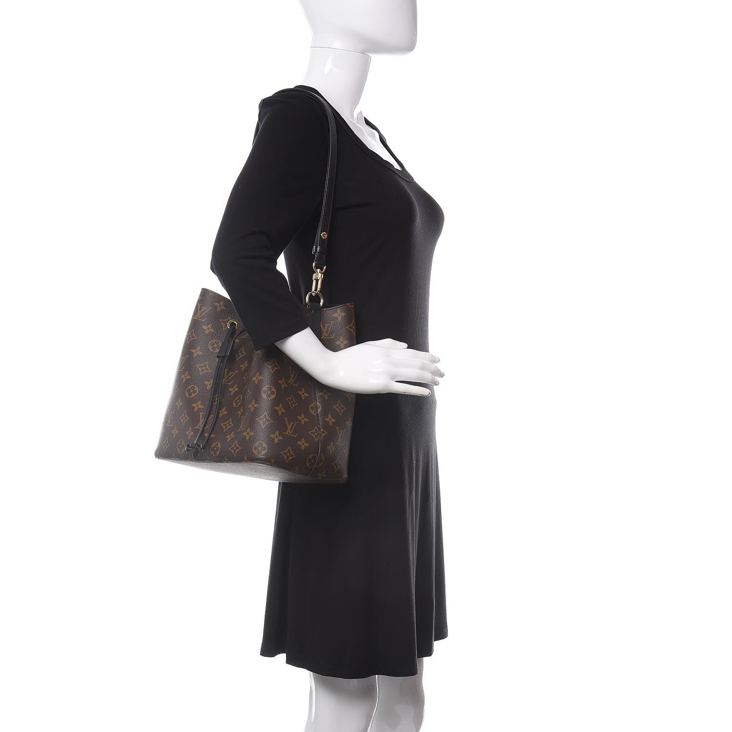 Louis Vuitton Monogram Neonoe MM Black 1 of 8