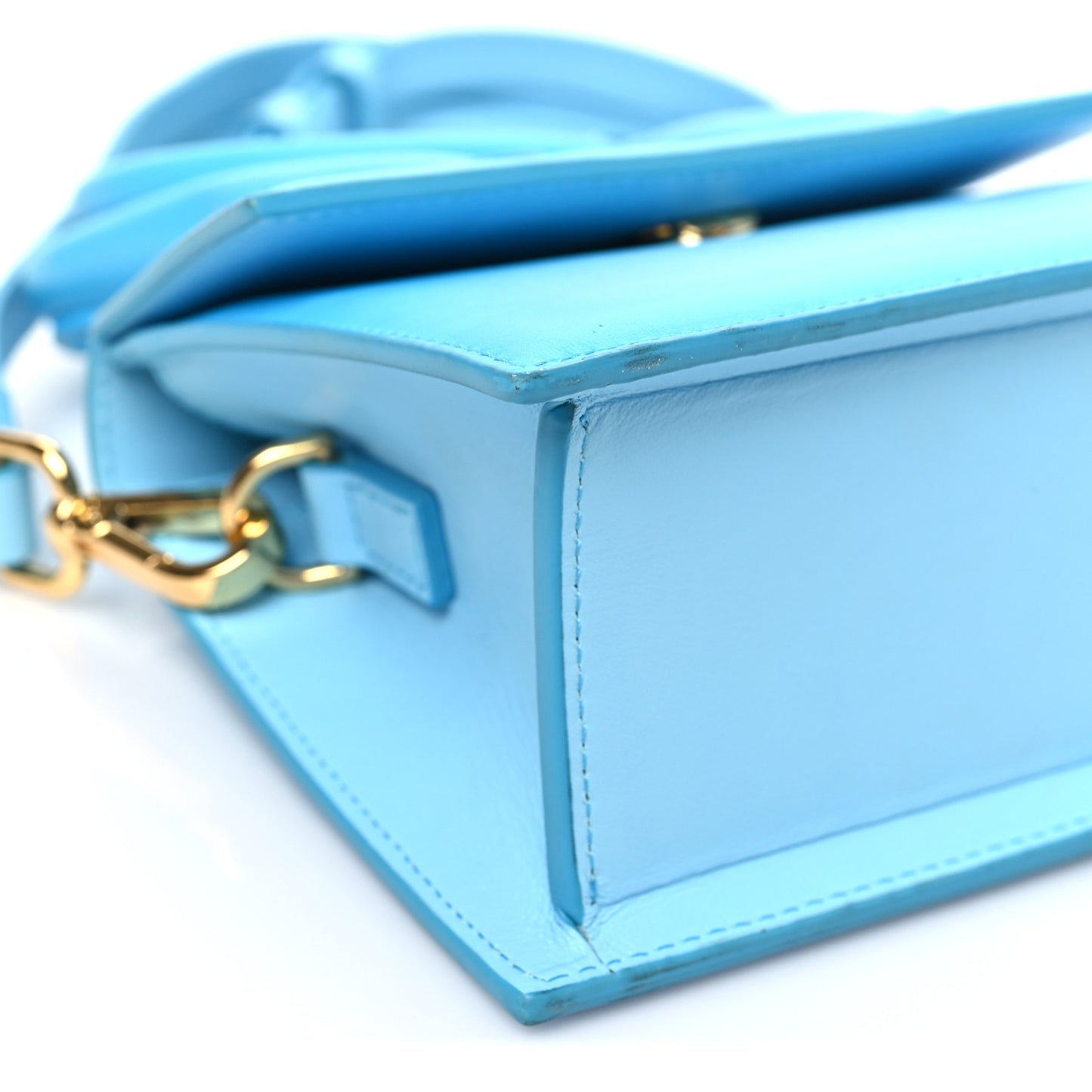 Smooth Calfskin Le Chiquito Noeud Blue