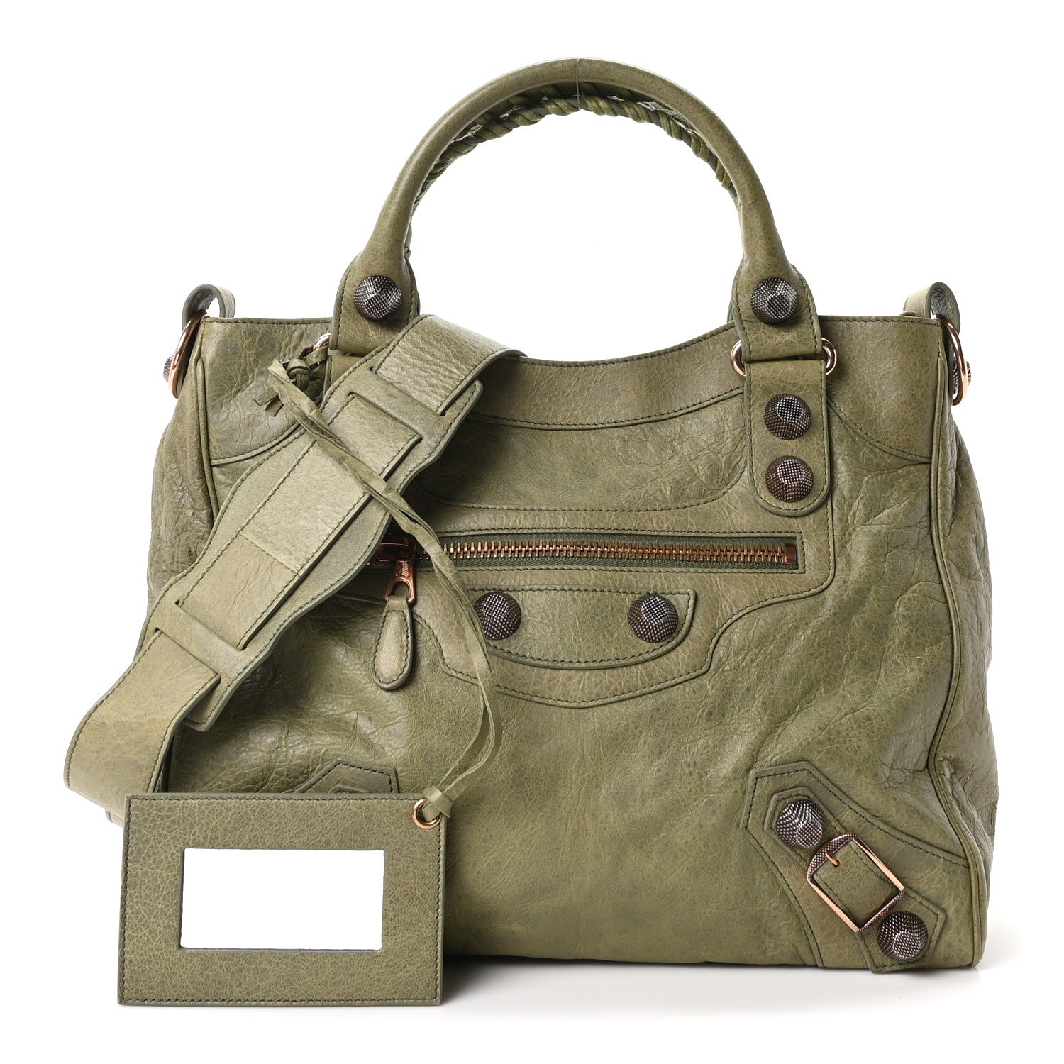 Balenciaga Agneau Giant 21 Rose Gold Hardware Vert Militaire 3 of 11