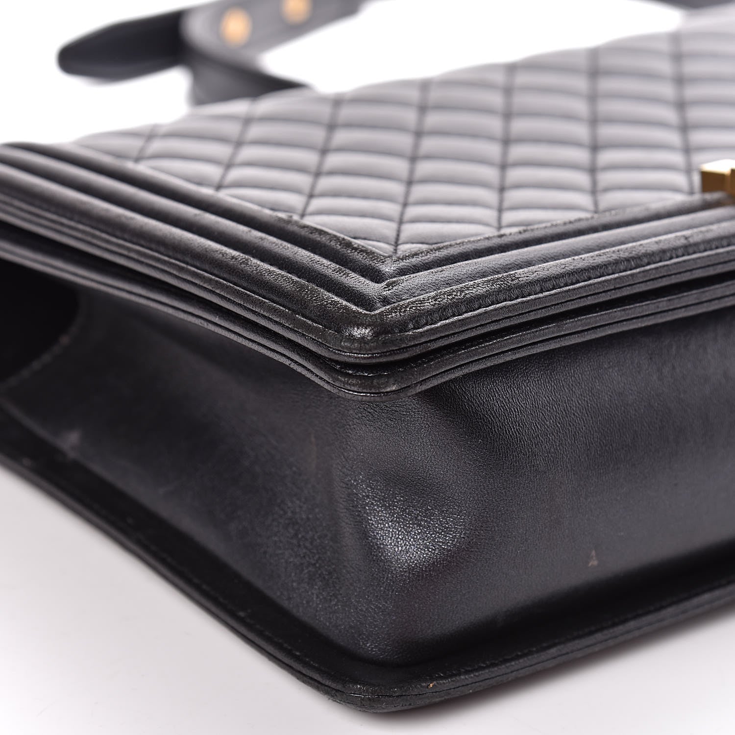 Chanel Lambskin Quilted New Medium Boy Flap Black 8 of 10