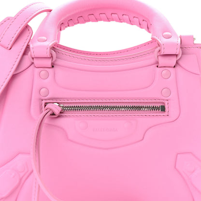 Balenciaga Cake Calfskin Tonal Hardware Mini Neo Classic City Rose 9 of 9