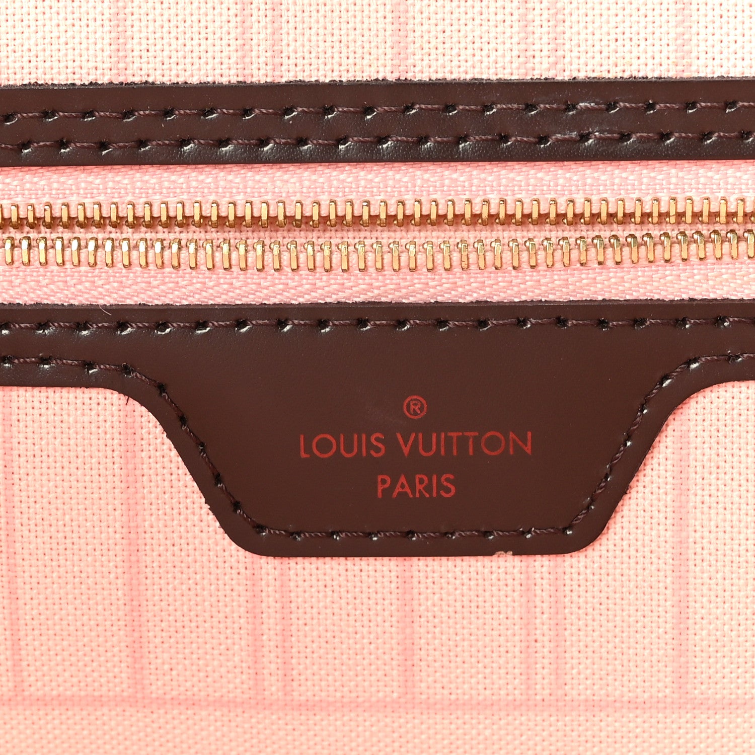 Louis Vuitton Damier Ebene Neo Neverfull MM Rose Ballerine 6 of 11