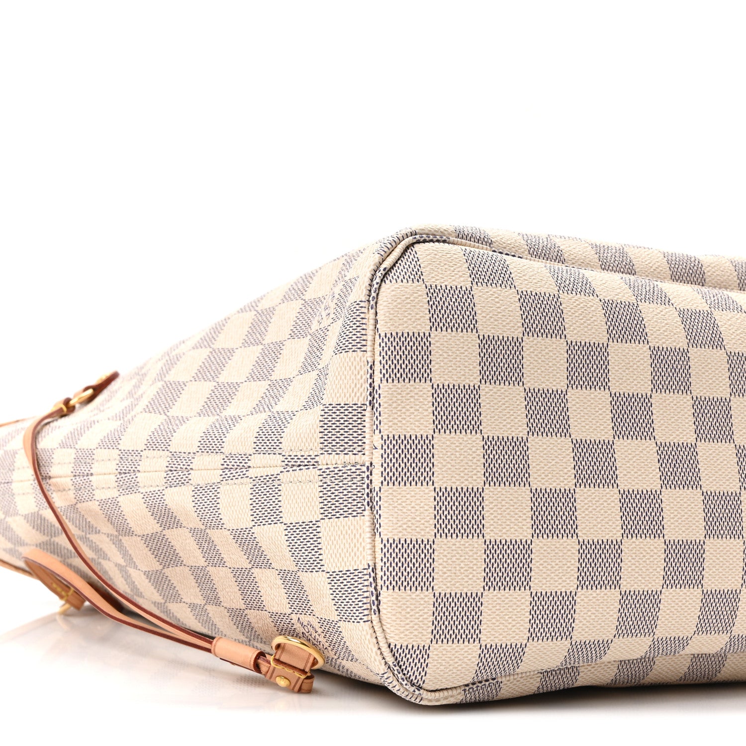 Louis Vuitton Damier Azur Neo Neverfull MM Rose Ballerine 7 of 8