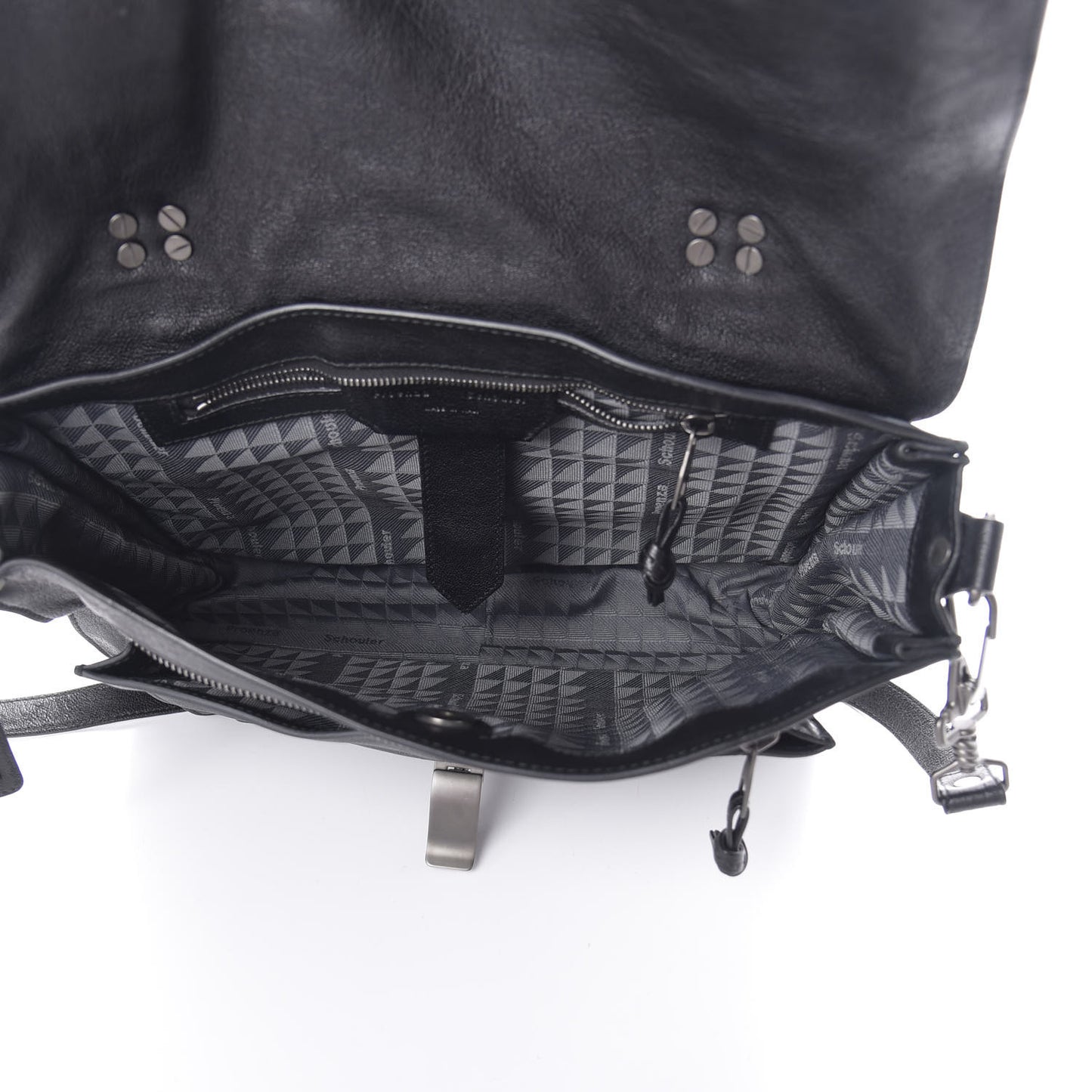 Lambskin Medium PS1 Satchel Black