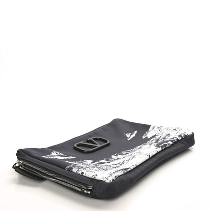 Valentino Garavani X UNDERCOVER Canvas Time Traveller Laptop Case Black 3 of 6