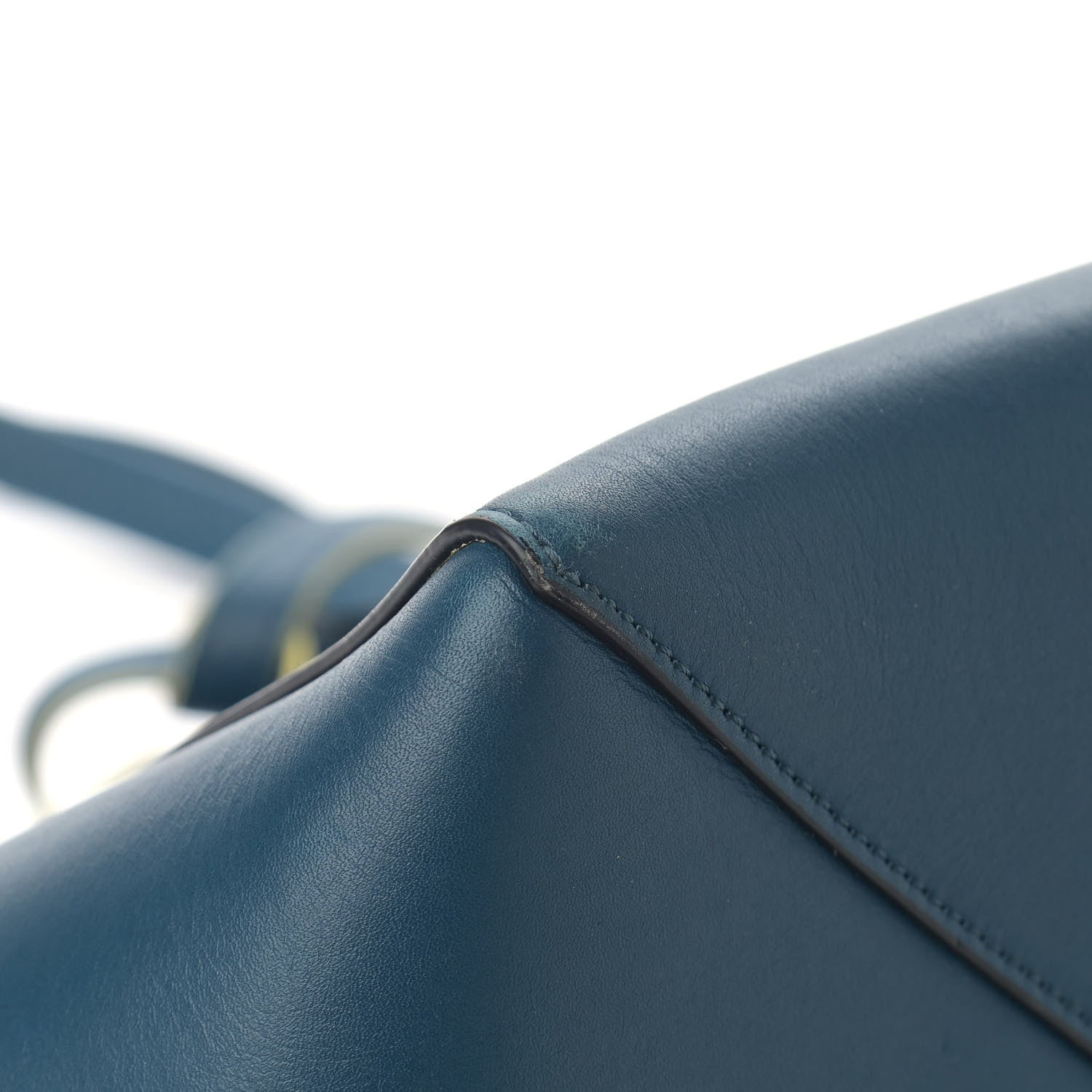 Celine Smooth Calfskin Small Tassel Cabas Phantom Deep Blue 9 of 15