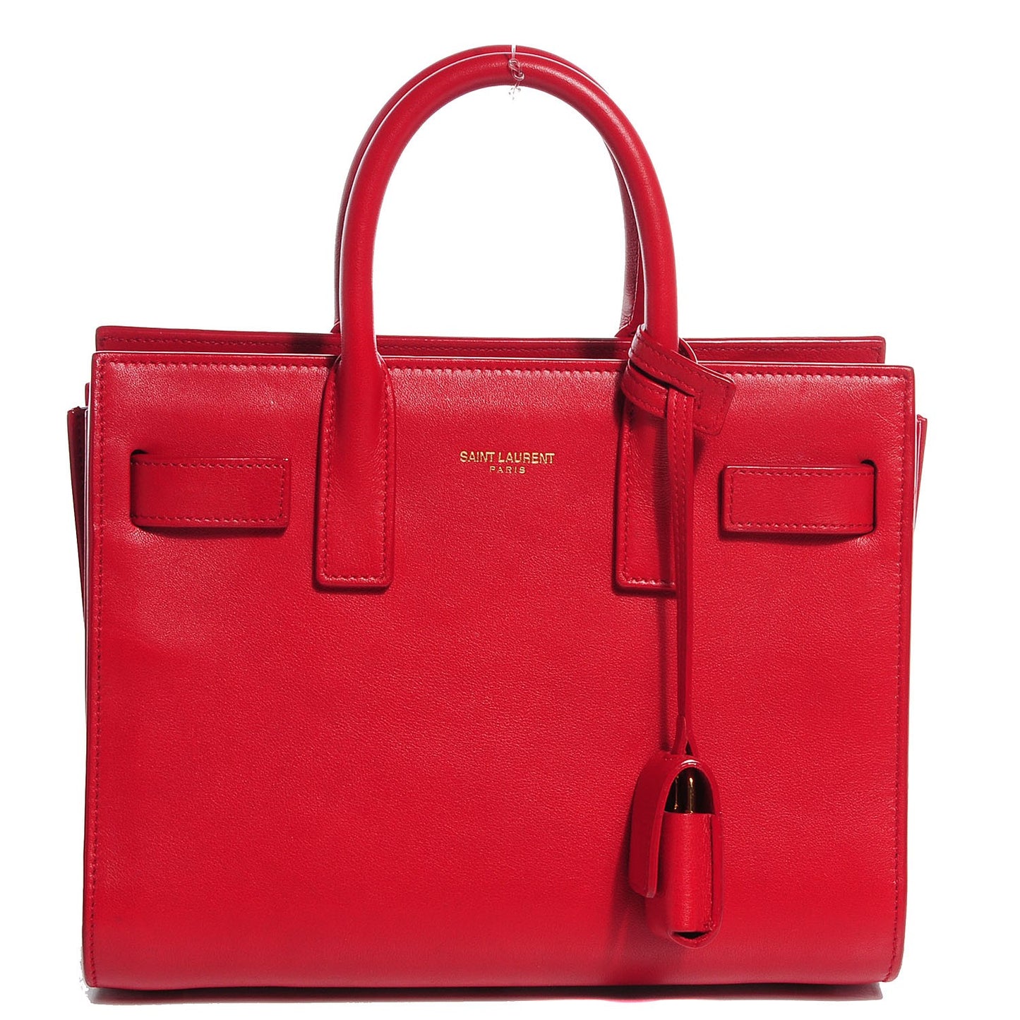 Calfskin Nano Sac De Jour Lipstick Red