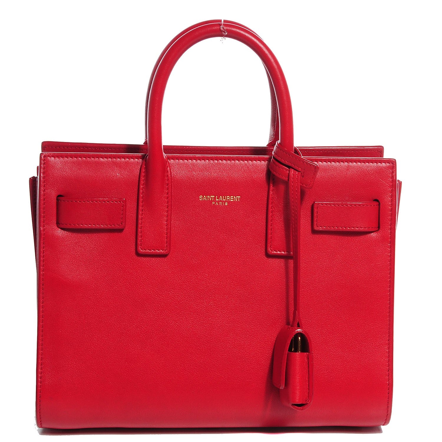 Saint Laurent Calfskin Nano Sac De Jour Lipstick Red 1 of 7