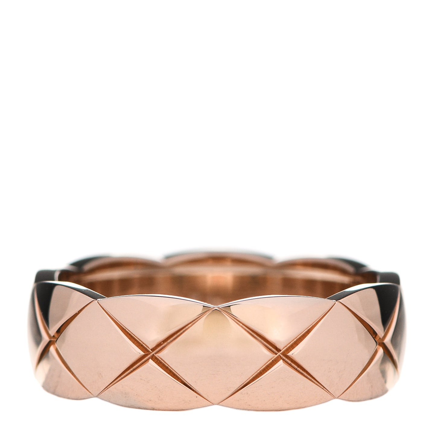 18K Beige Gold Small Coco Crush Ring 59 8.75