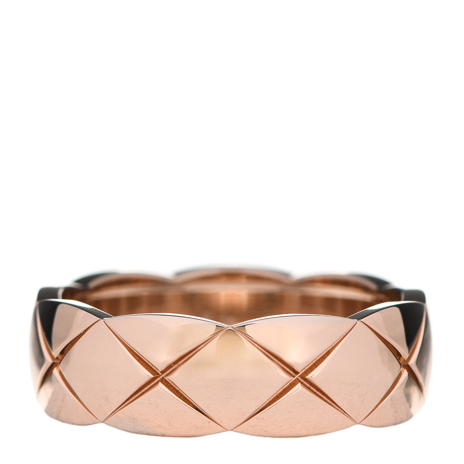 Chanel 18K Beige Gold Small Coco Crush Ring 59 8.75 1 of 7