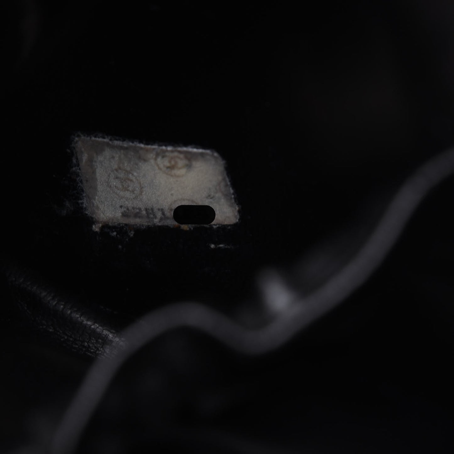 Lambskin Vanity Cosmetic Case Black