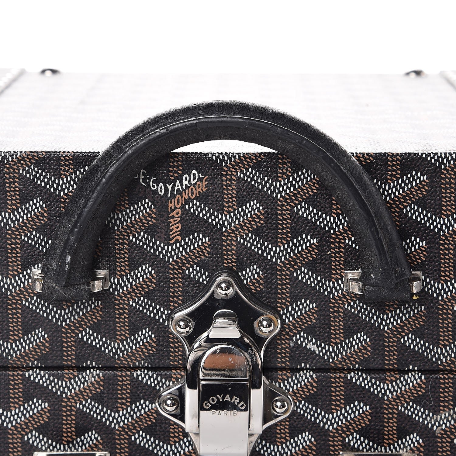 Goyard Goyardine Travelling Pet Bowl Carrier 22 Black 6 of 12