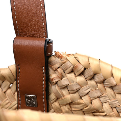 Loewe Raffia Small Basket Tote Bag Natural Tan 9 of 9