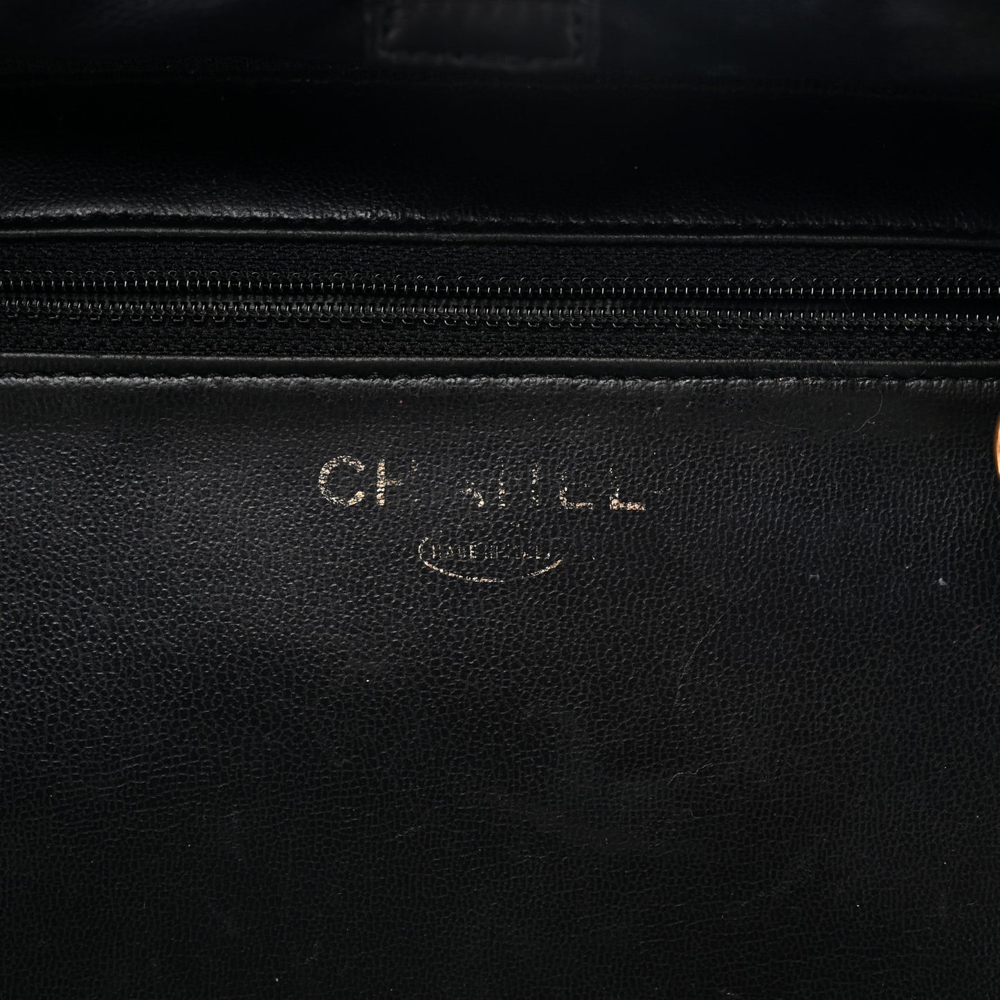 Patent CC Vanity Cosmetic Case Black