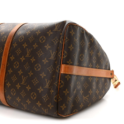 Louis Vuitton Monogram Keepall Bandouliere 55 9 of 9