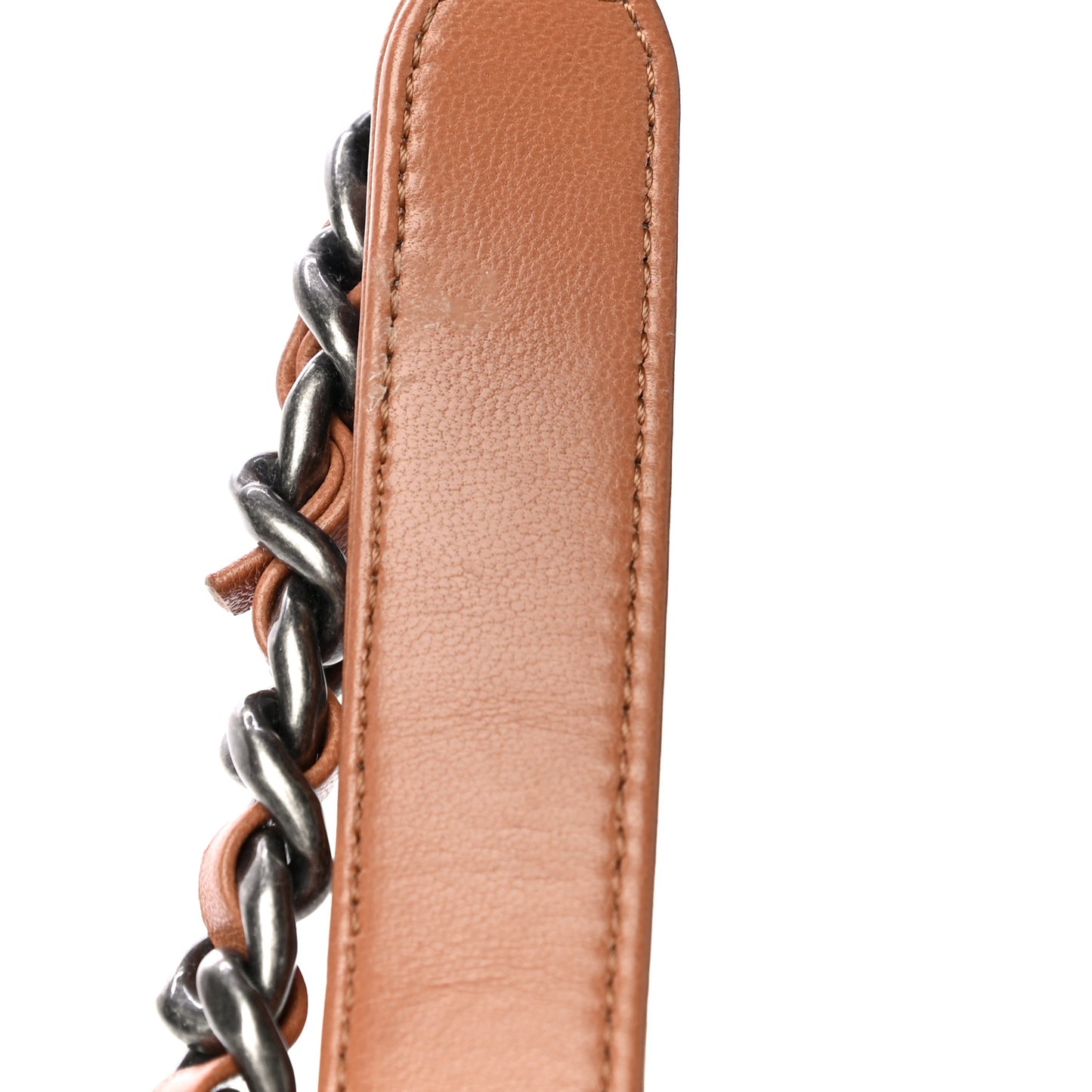 Lambskin Quilted Medium Chanel 19 Flap Brown