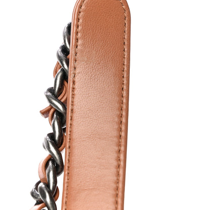 Chanel Lambskin Quilted Medium Chanel 19 Flap Brown 13 of 14