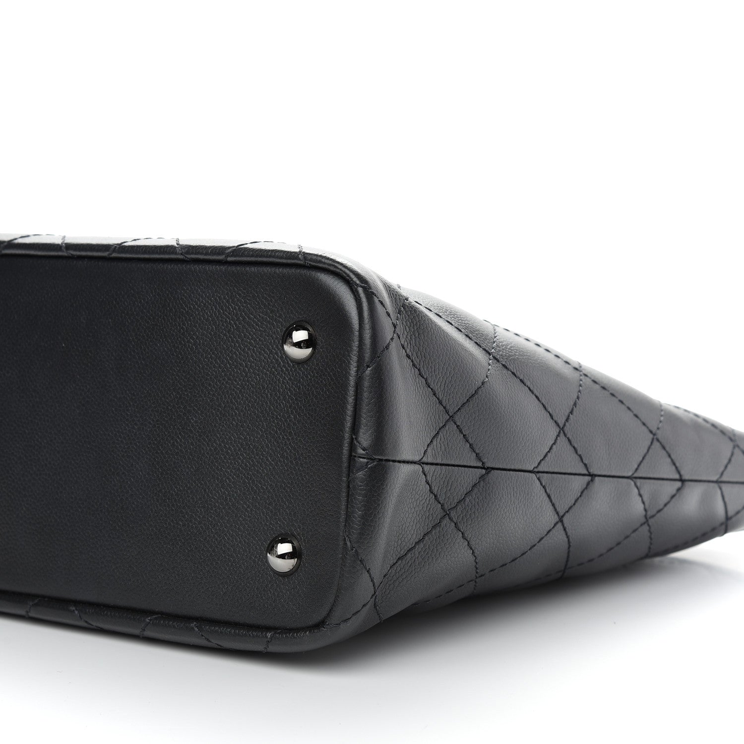 Chanel Grained Calfskin Shopping Fever Tote Black 10 of 10