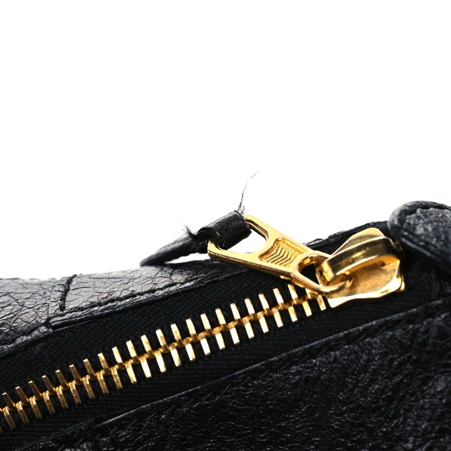 Agneau Giant 12 Gold Hardware Work Black