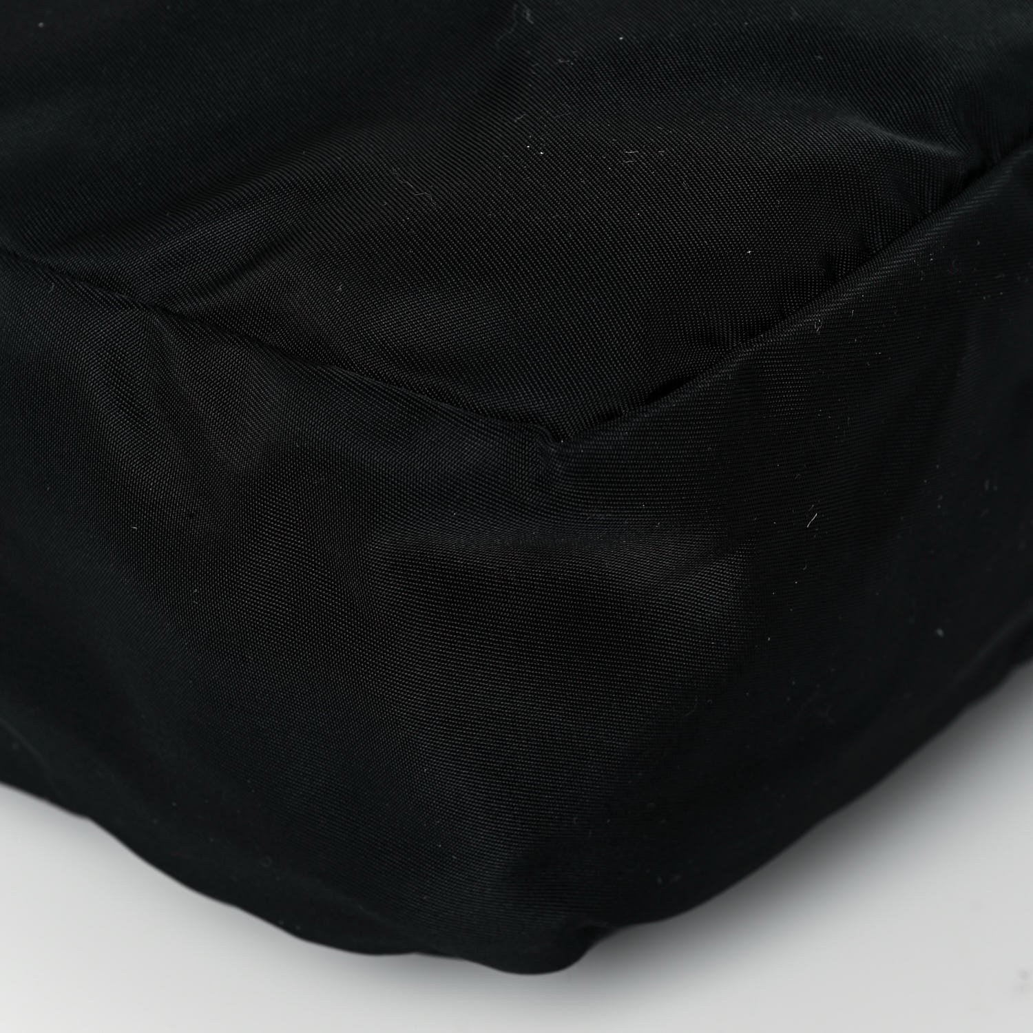 Prada Nylon Flat Messenger Bag Black 10 of 11