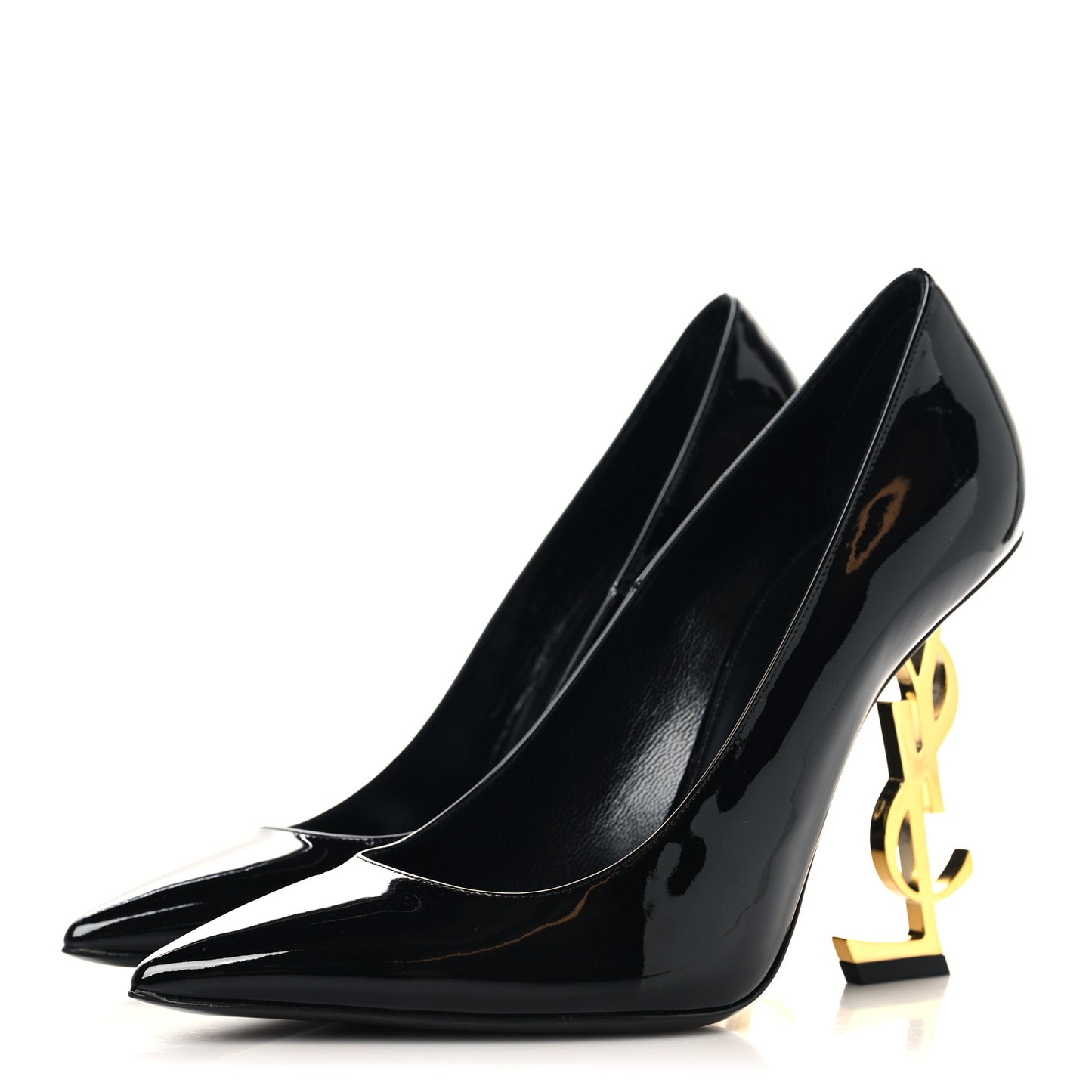 Patent Opyum 110 Pumps 38 Black Gold