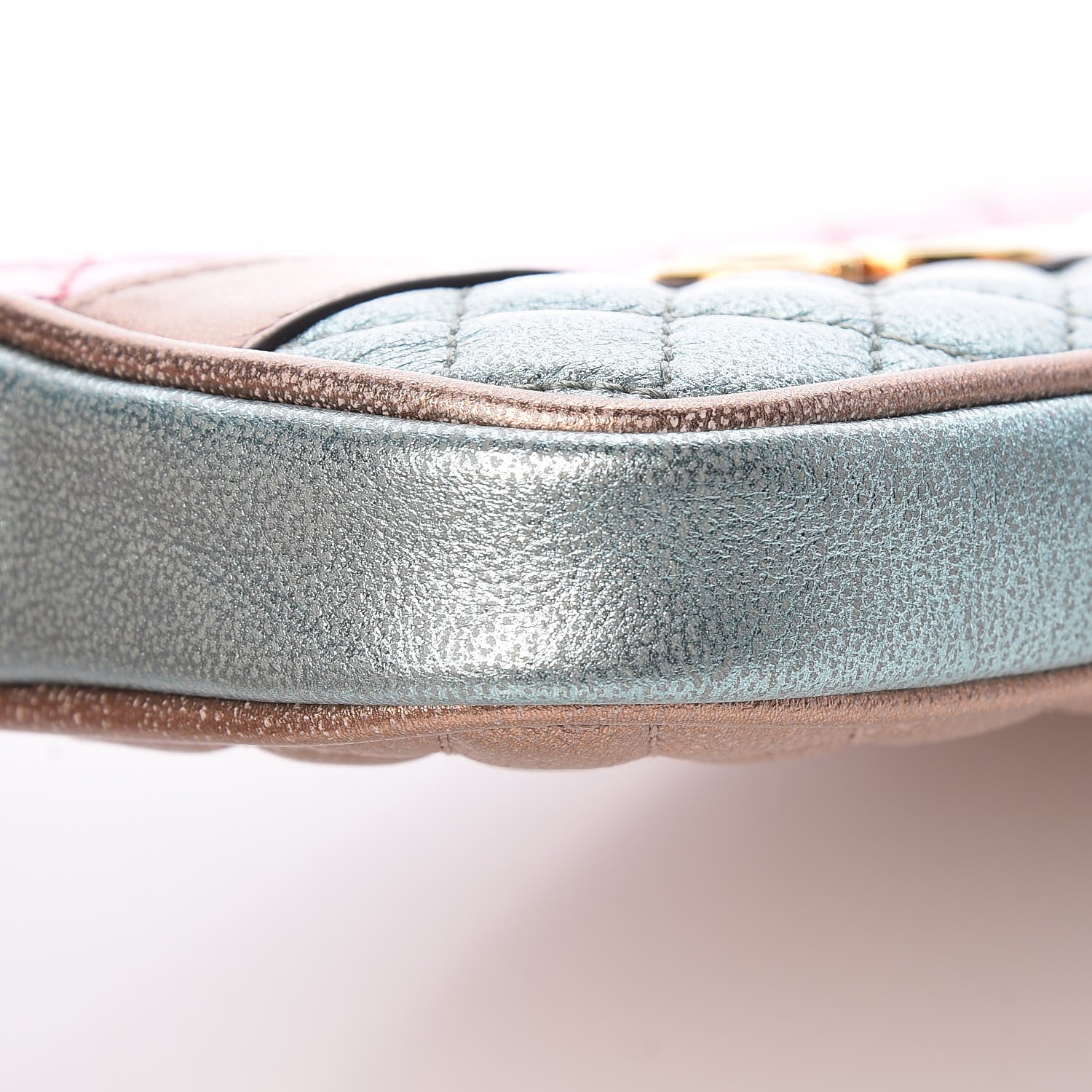 Gucci Laminated Nappa Trapuntata Zumi iPhone Case Rosa Lago Rame 8 of 9